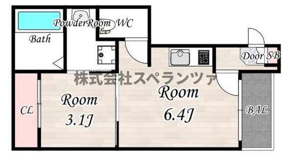 ハーモニーテラス御崎Ⅱの物件間取画像